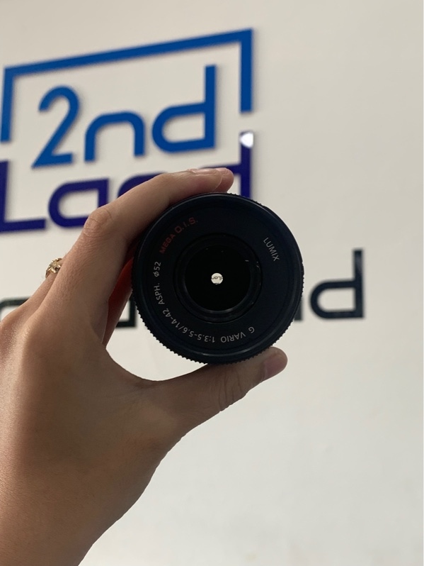 Lens Panasonic Lumix G Vario 1:3.5-5.6/14/42 - F3.5-5.6 ASPH Mega O.I.S - Màu đen - Ngoại hình: 98% - Body