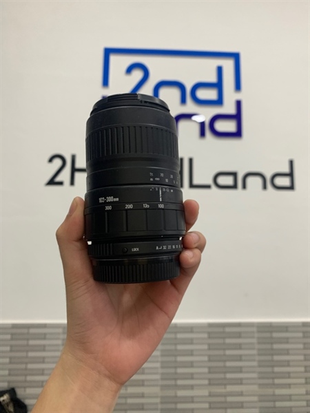 Lens Sigma 100-300 1:4.5-6.7 UC - Màu đen - Ngoại hình: 97% - Bụi trong - Body