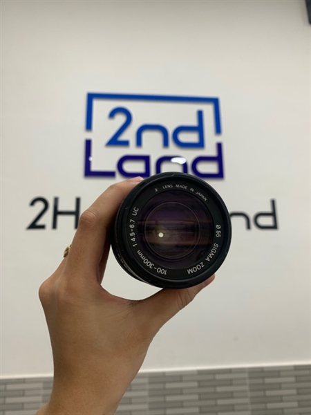 Lens Sigma 100-300 1:4.5-6.7 UC - Màu đen - Ngoại hình: 97% - Bụi trong - Body 2