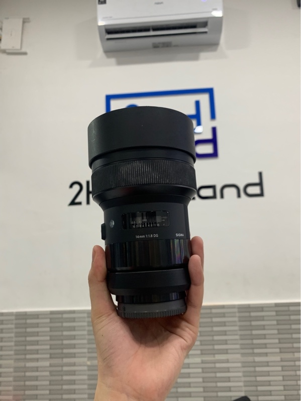 Lens Sigma 14mm F/1.8 DG HSM (ART) - Ngàm Sony E - Màu đen - Ngoại hình: 98% - Body