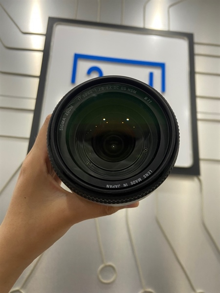 Lens Sigma 17-50mm f/2.8 EX DC HSM OS for Nikon - Màu đen - Ngoại hình: 98% - Body
