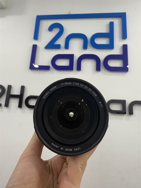 Lens Sigma 17-50mm f/2.8 EX DC OS HSM - Màu đen - Ngoại hình 98% - mốc nhẹ - Body