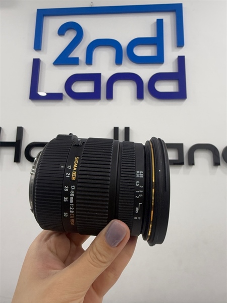 Lens Sigma 17-50mm f/2.8 EX DC OS HSM - Màu đen - Ngoại hình 98% - mốc nhẹ - Body 1
