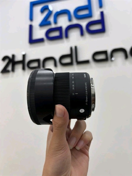 Lens Sigma 17-70mm f/2.8-4 DC Macro OS HSM For Canon - Màu đen - Ngoại hình 97% - Body 1