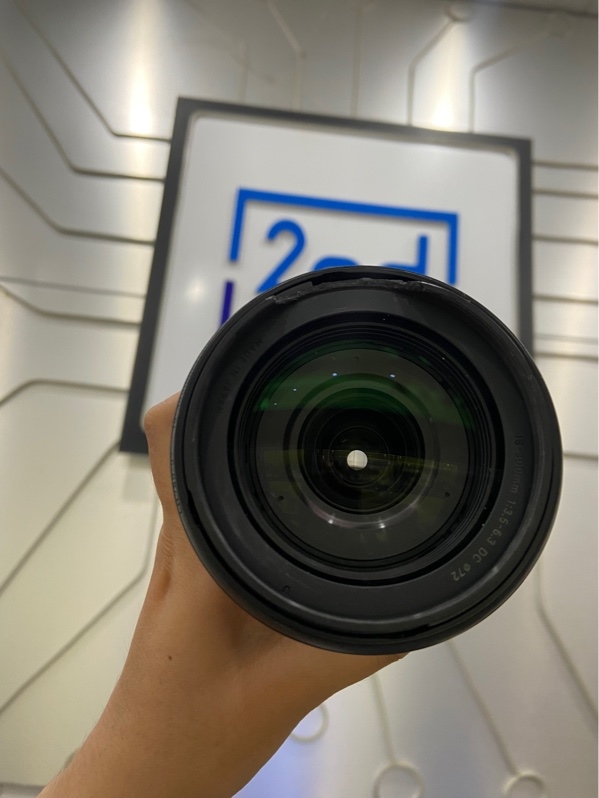 Lens Sigma 18-300mm f/3.5-6.3 DC Macro OS HSM for Canon - Màu đen - Ngoại hình: 96% - Bể viền - Body