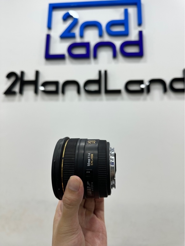 Lens Sigma 50mm f / 1.4 EX DG HSM for Canon - Màu đen - Ngoại hình 97% - Body.