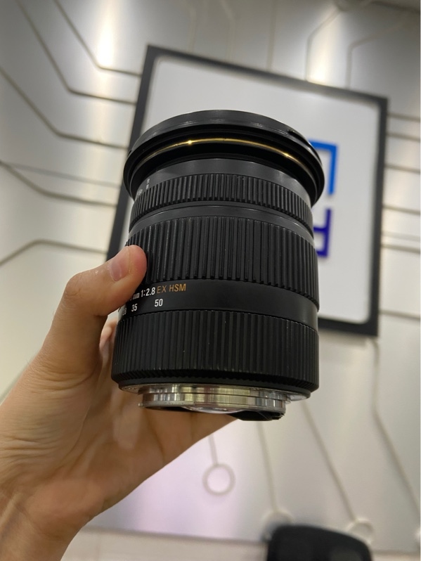 Lens Sigma DC - 17-50mm , 1:2.8 EX HSM for Canon - Màu đen - Ngoại hình: 97% - Body