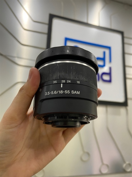 Lens Sony 3.5-5.6/18-55 SAM SAL 18 55 - Màu đen - Ngoại hình: 97% - Bụi nhẹ - Body 1