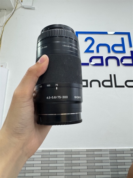 Lens Sony 75-300mm - F14.5-5.6 telephoto zoom (dùng cho Sony ngàm A) - Màu đen - Ngoại hình 97% - Body