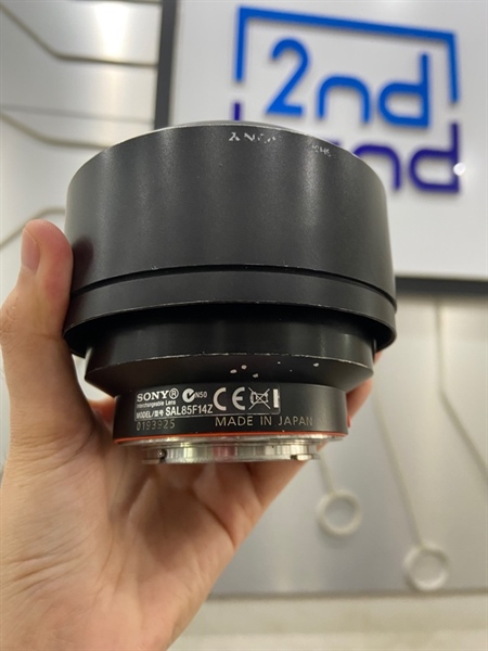 Lens Sony CZ Planar T* 85mm f/1.4 ZA - Màu đen - Ngoại hình: 97.5% - Body 2
