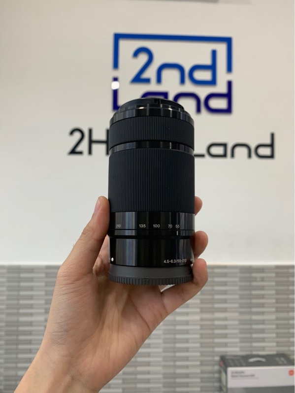 Lens Sony E 55-210mm - F4.5-6.3 OSS - Màu đen - Ngoại hình: 98% - Body