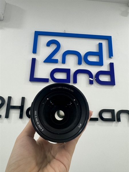 Lens Sony E-mount Optical Steady Shot - E 4/PZ 18-105 G OSS - 0.45m/1.48ft - 0.95m/3.12ft - Màu đen - Ngoại hình 98% - Body