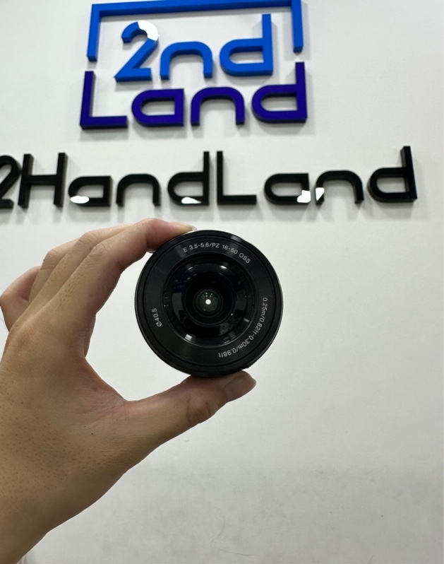 Lens Sony E PZ 16-50mm F3.5-5.6 OSS - Màu đen - Ngoại hình 98% - Kèm 1 nắp chụp trước