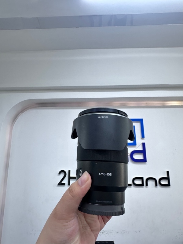 Lens Sony E PZ 18-105mm f/4 G OSS - Màu đen - Ngoại hình 98% - Body