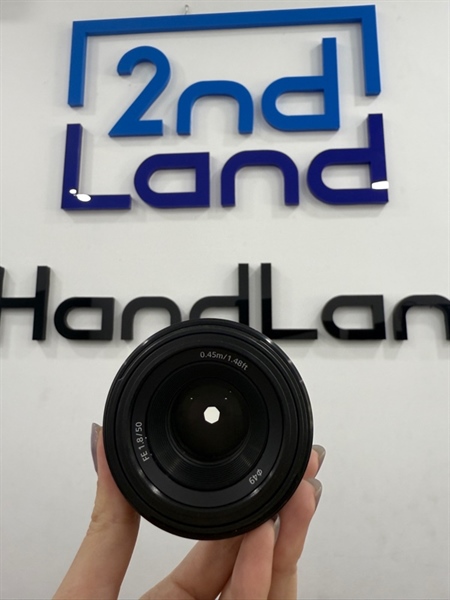 Lens Sony SEL50F18F - Màu đen - Ngoại hình 98% - Body