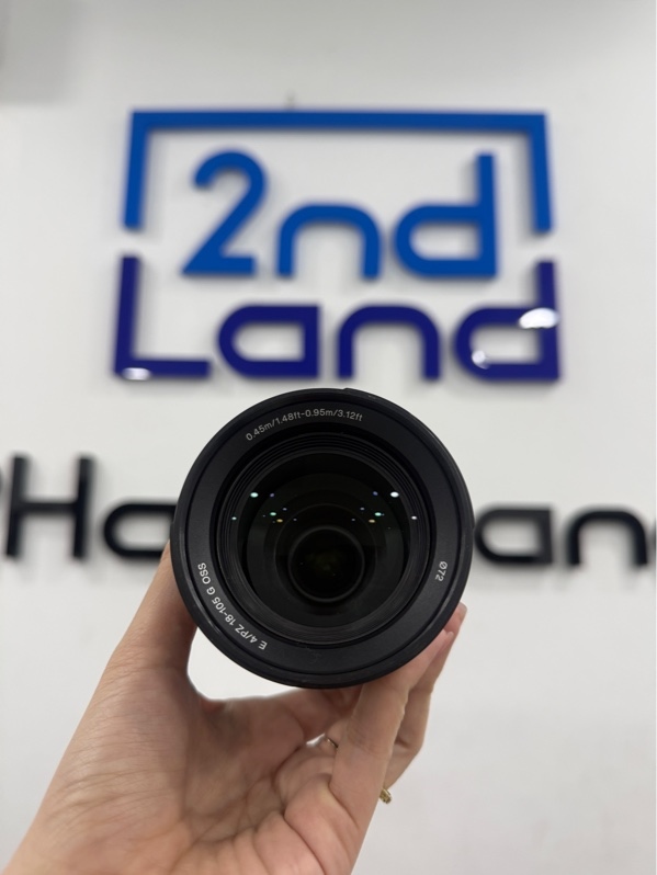 Lens Sony SELP18105G E 4/PZ 18-105 G OSS - Màu đen - Ngoại hình 97% - xuống màu - Body