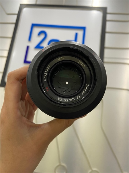 Lens Sony Sonnar T*FE55mm F/1.8ZA - Màu đen - Ngoại hình: 98% - Kèm túi