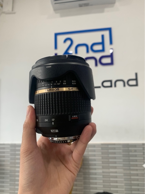 Lens Tamron SP 17-50mm f2.8 di II - Màu đen - Ngoại hình: 98% - Body