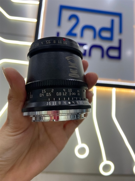 Lens Ttartisan 17mm f1.4 For Sony e-mount - Màu đen - Ngoại hình: 98% - Kèm cap trước, sau 1