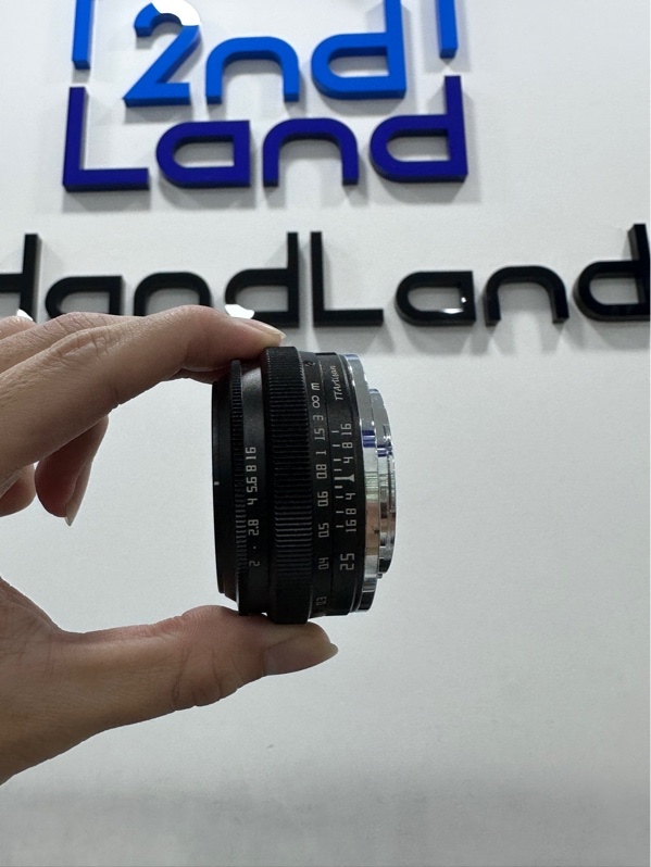 Lens TTArtisan 25mm f/2 For Fujifilm X - Màu đen - Ngoại hình 97% - Kèm nắp