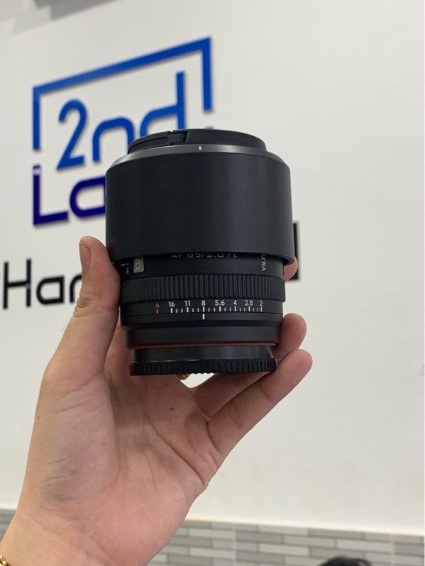 Lens Viltrox AF 85mm F/2.0 EVO FE - Ngàm e Sony - Màu đen - Ngoại hình: 98% - Box