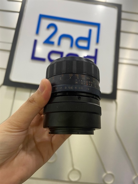 Lens Yashinon DS 50mm 1:1.9 Japan - Màu đen - Ngoại hình: 98% - mốc - Kèm ngàm M42-NEX For Sony E-Mount 1