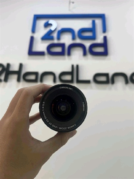 Lens Zoom Canon 22-55mm F4 5.6 USM - Màu đen - Ngoại hình 98% - Mốc rễ tre - Body - Kèm 2 nắp đậy