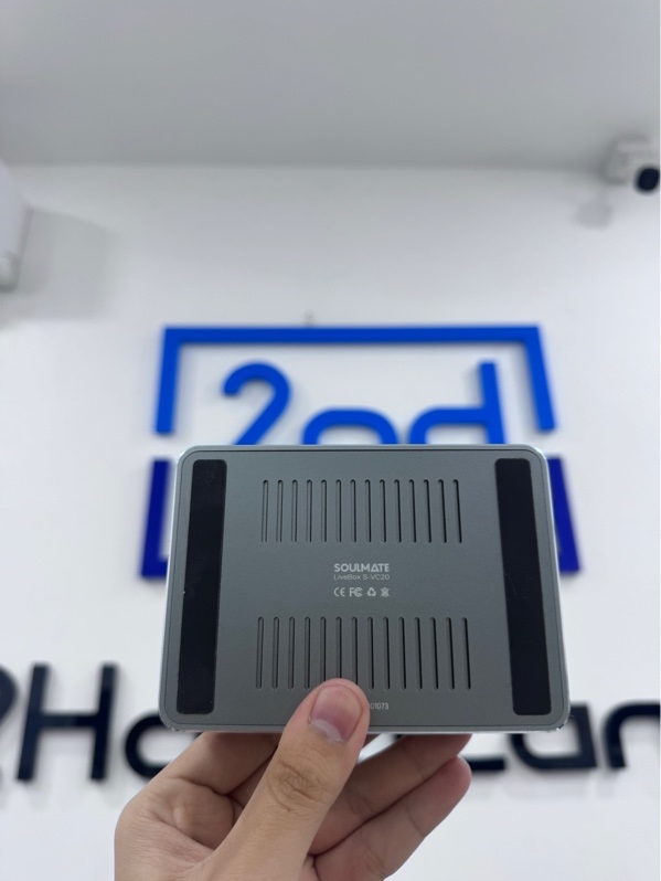 LiveBox Soulmate S-VC20 4k Ultra HD capture card - Màu bạc - Ngoại hình 98% - Trầy xước nhiều - Kèm nguồn, 1 dây HDMI