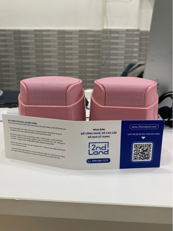 Loa 2.0 Kisonli K500 - Màu hồng - Ngọa hình: 97% -Body