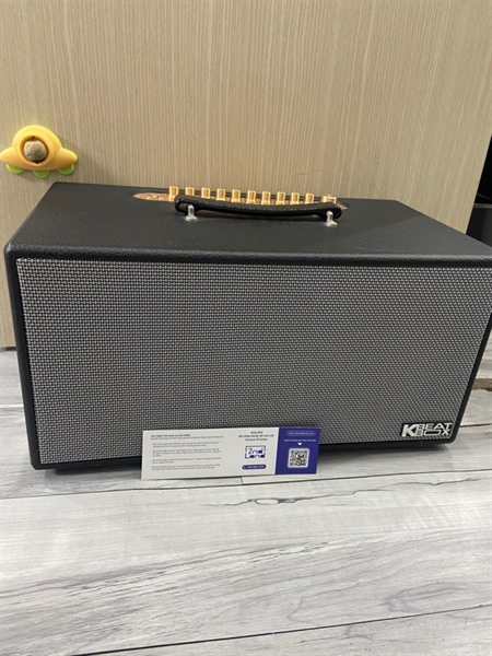Loa Acnos CS450 - Màu xám - Ngoại hình: 98% - Body - Kèm sạc + 2 mic 0