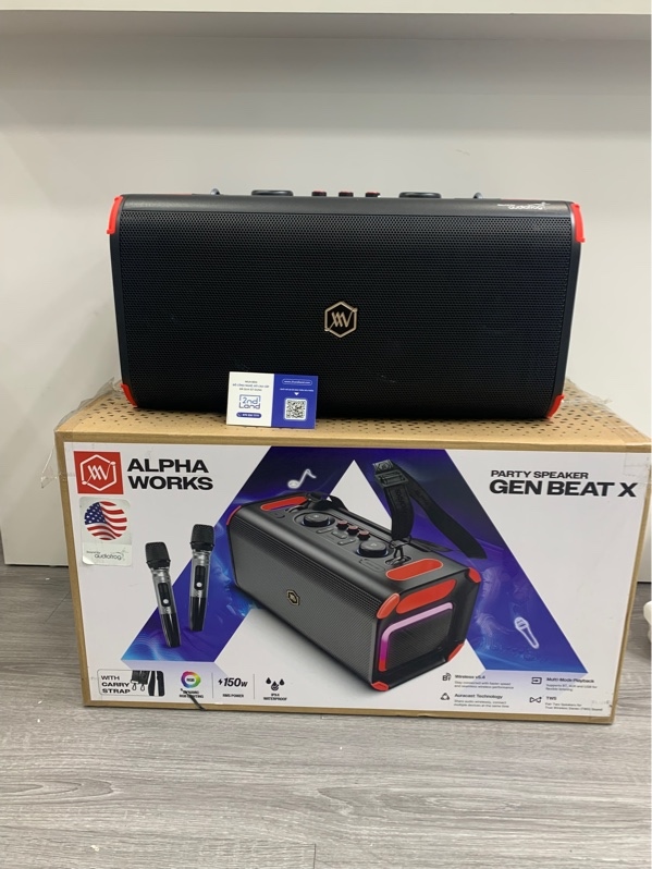 Loa Alpha Works AW-Genbeat X - Màu đen - Ngoại hình: 98% - Fullbox
