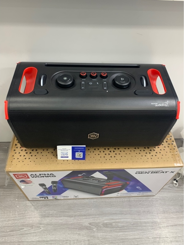 Loa Alpha Works AW-Genbeat X - Màu đen - Ngoại hình: 98% - Fullbox