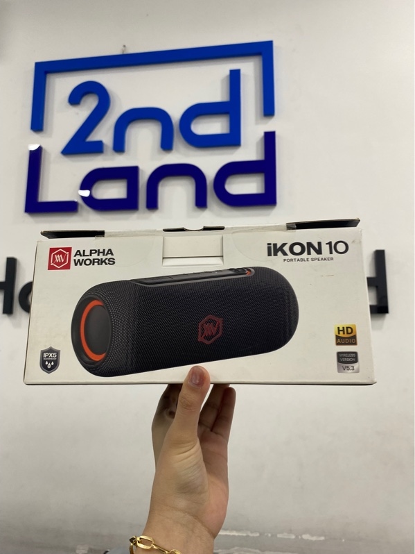 Loa Alpha Works Ikon 10 - Màu đen - Ngoại hình 98% - Kèm Box