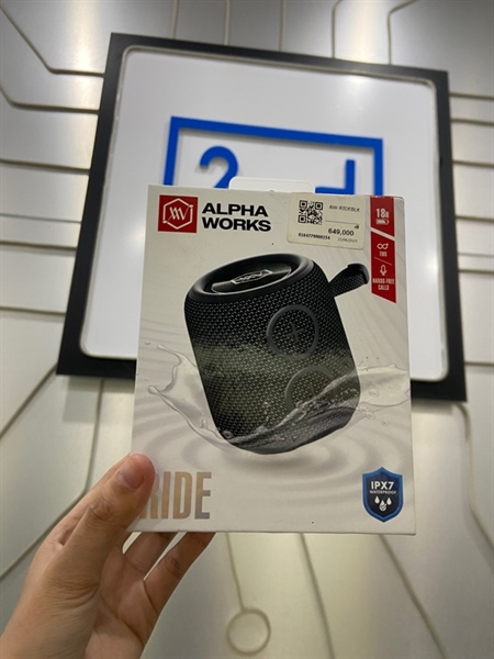 Loa Alpha Works Ride - Màu đen - Ngoại hình: 98% - Kèm Box