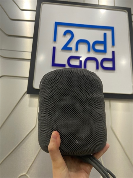 Loa Apple Homepod Gen 1 - Màu đen - Ngoại hình: 97% - Lưới nhão, tróc vỏ nhẹ - Kèm nguồn