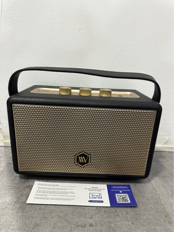 Loa Bluetooth Alpha Works AW-W88 - 90W - Màu đen - Ngoại hình 97% - Núm xoay, nút nguồn bong sơn,ốc hơi xấu - Body