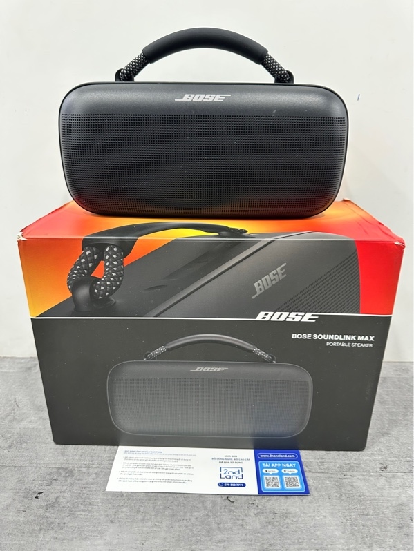 Loa Bluetooth Bose SoundLink Max - Màu đen - Ngoại hình 98% - Fullbox