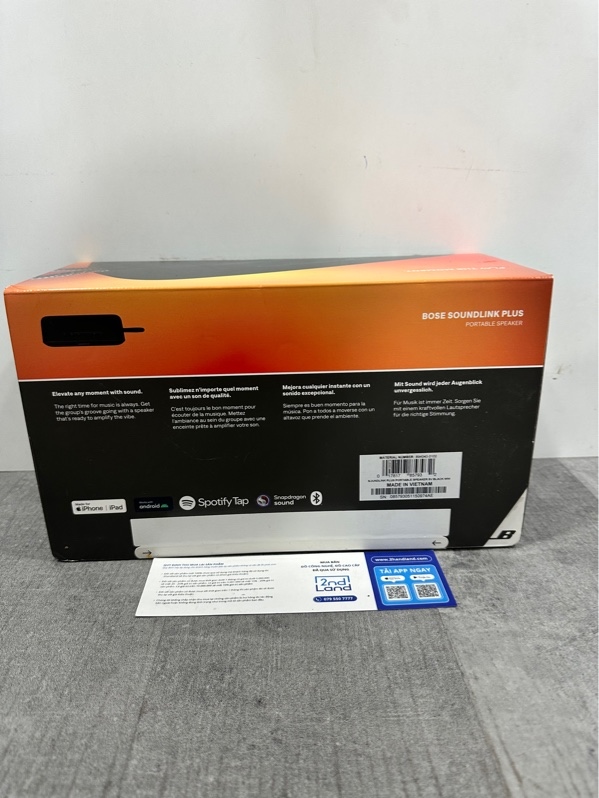 Loa Bluetooth Bose SoundLink Plus - Màu đen - Newseal