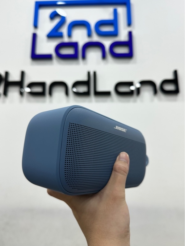 Loa Bluetooth Bose SoundLink Plus - Màu xanh lam - Ngoại hình 98% - Còn bảo hành ở FPT đến ngày 02/07/2027 - Body