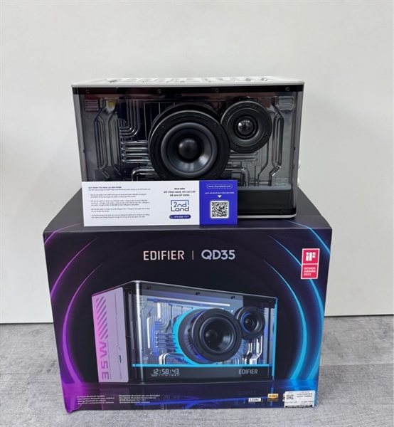 Loa Bluetooth Edifier QD35 - 40W - Màu trắng - Ngoại hình 98% - Kèm box + Dây nguồn + Dây 3.5mm
