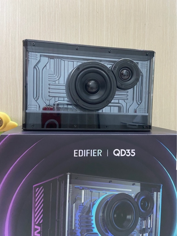 Loa Bluetooth Edifier QD35 - Màu đen - Ngoại hình: 98% - Kèm Box