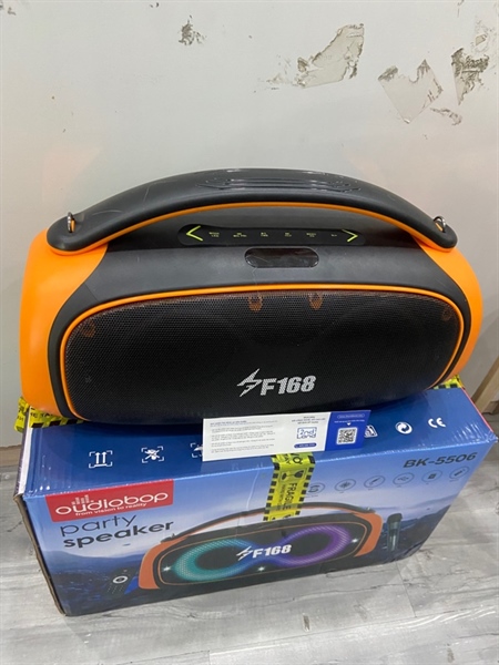 Loa Bluetooth F168 BK-S506 - Màu đen - Ngoại hình: 98% - FullBox 1