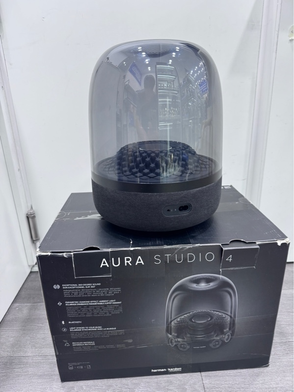 Loa Bluetooth Harman Kardon Aura Studio 4 - Màu đen - Ngoại hình 98% - Kèm box