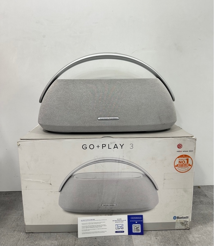 Loa Bluetooth Harman Kardon Go + Play 3 - 160W - Màu xám - Ngoại hình 97% - Fullbox