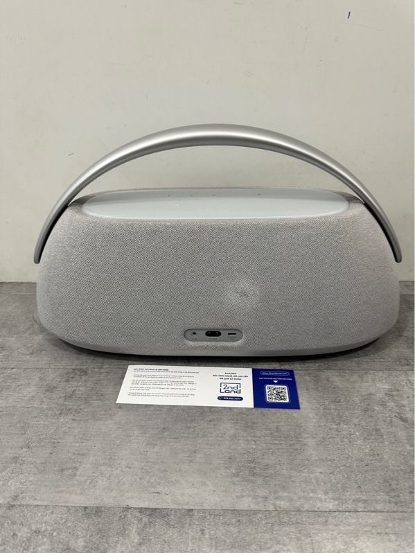 Loa Bluetooth Harman Kardon Go + Play 3 - 160W - Màu xám - Ngoại hình 97% - Kèm túi đựng + Dây sạc