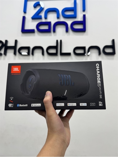 Loa Bluetooth JBL Charge 5 SE Wifi - Màu đen - Ngoại hình 98% - Kèm box 3