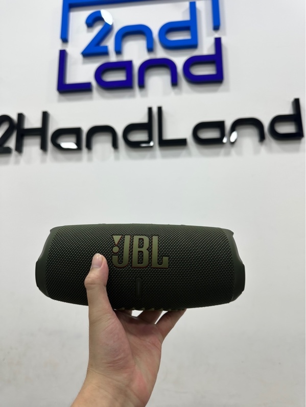Loa Bluetooth JBL Charge 5 - Tổng công suất 40W - Màu xanh lá - Ngoại hình 98% - Fullbox