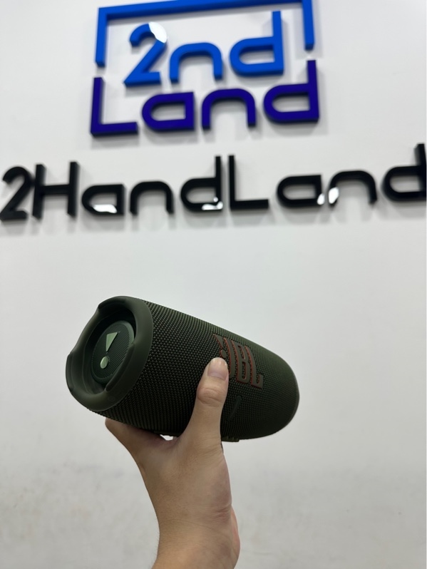 Loa Bluetooth JBL Charge 5 - Tổng công suất 40W - Màu xanh lá - Ngoại hình 98% - Fullbox