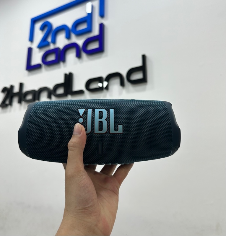 Loa Bluetooth JBL Charge 5 - Tổng công suất 40W - Màu xanh - Ngoại hình 98% - Fullbox