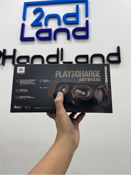 Loa Bluetooth JBL Charge 5 Wifi - Màu đen - Newseal